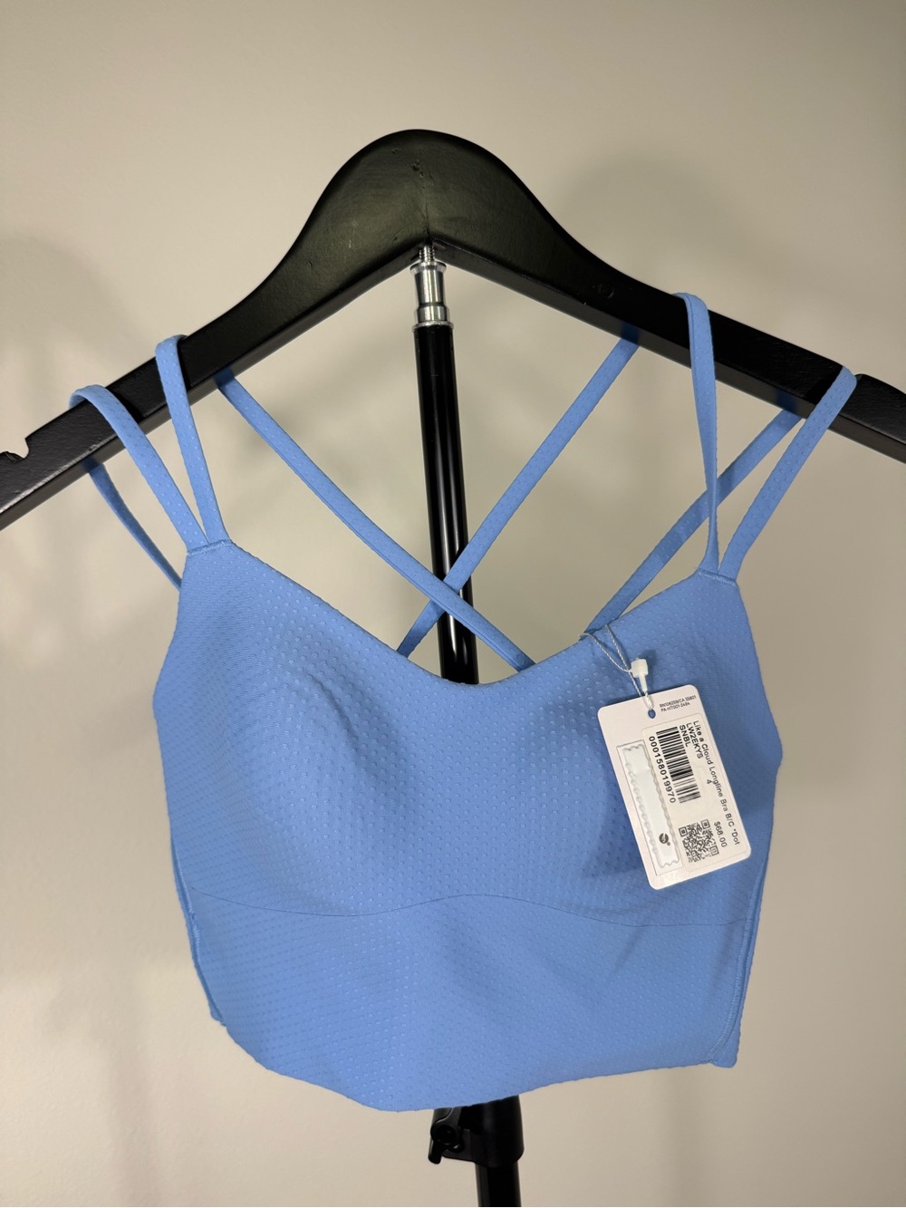 Lululemon Like a Cloud Longline Bra Dot Size 4,6,8 Sinatra Blue SNBL NWT